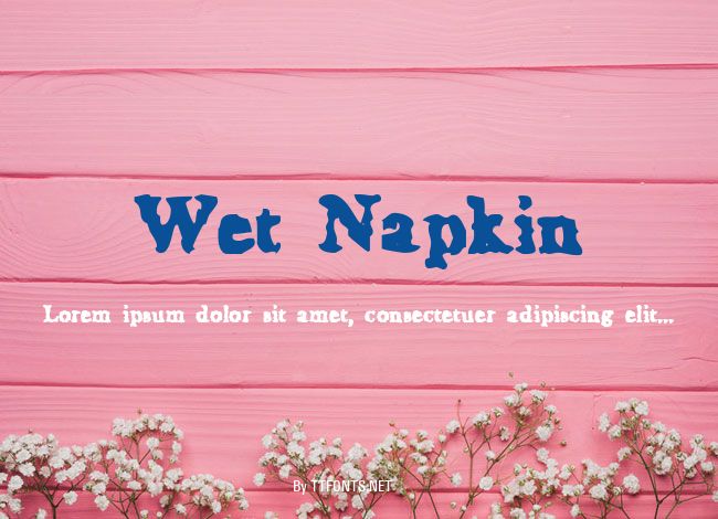 Wet Napkin example